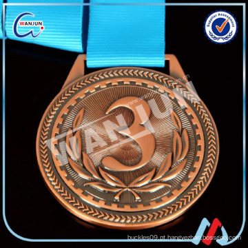 Medalha de prêmio 3ª medalha de bronze cor